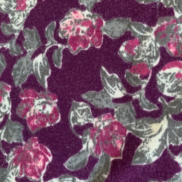 Brandy Melville Purple Floral Open Back Skater Dress - Picture 4 of 9